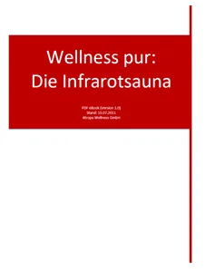 Infobröschüre Infrarotkabinen