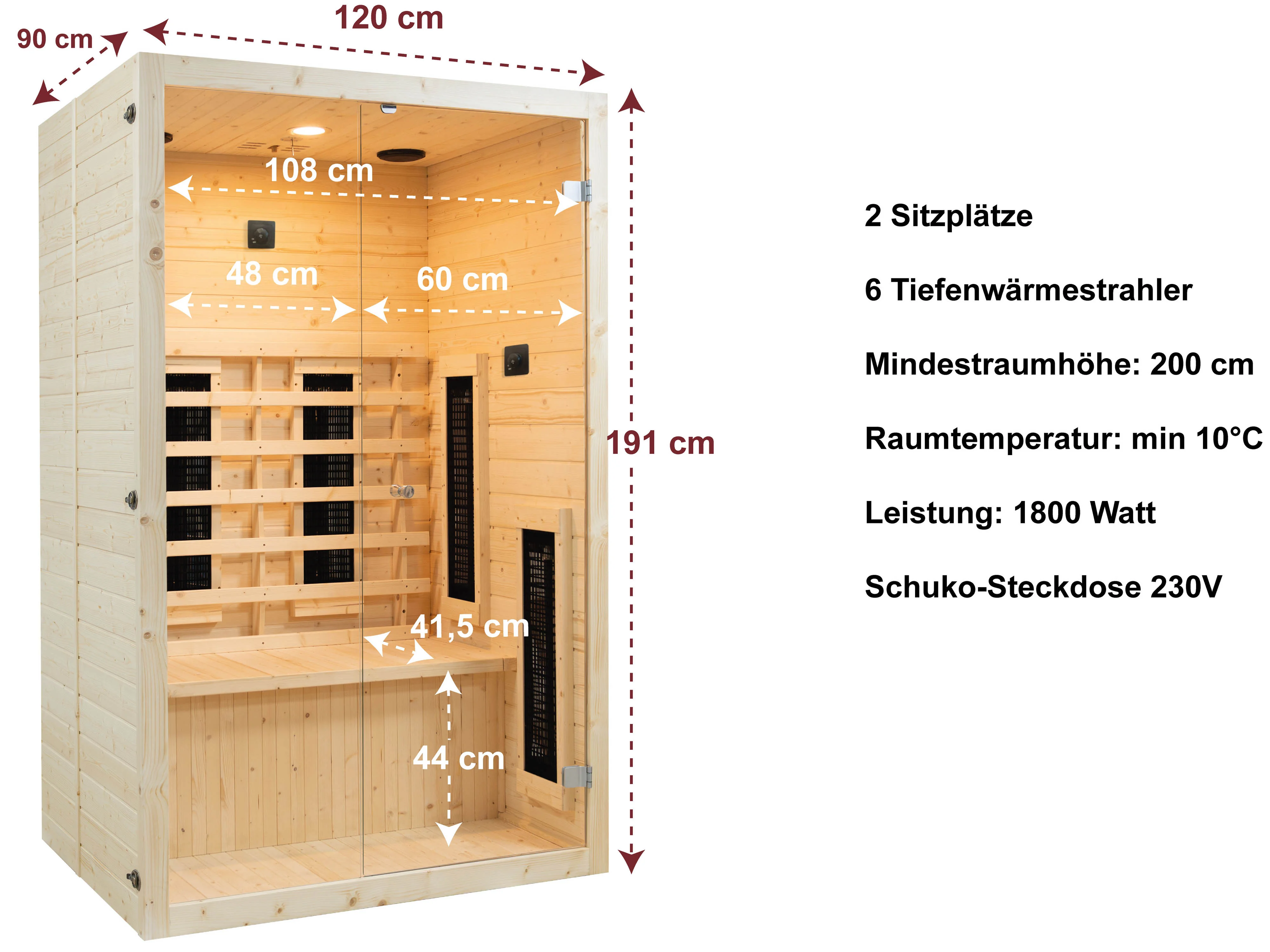 Abmessungen und technische Details