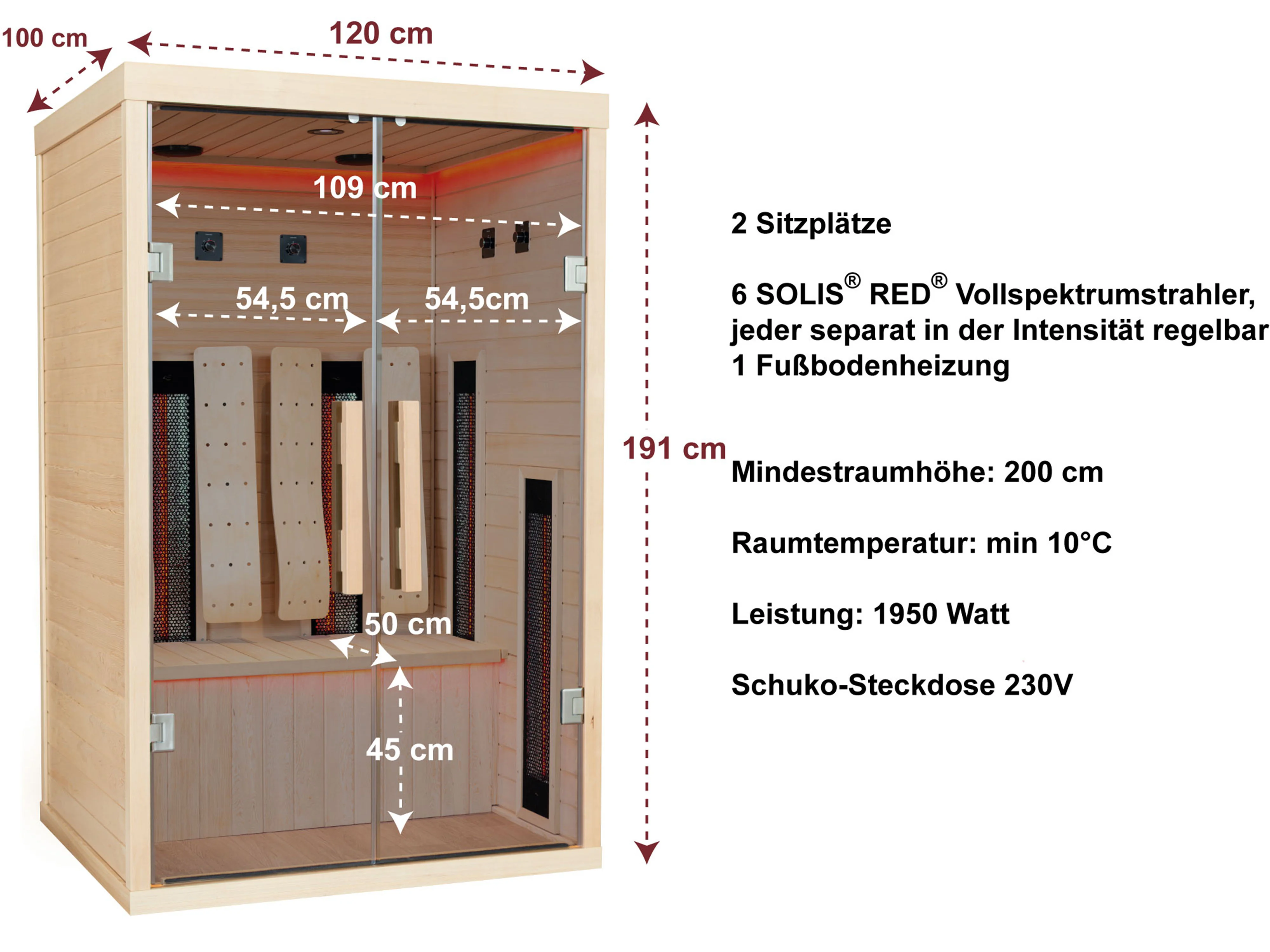 Abmessungen und technische Details