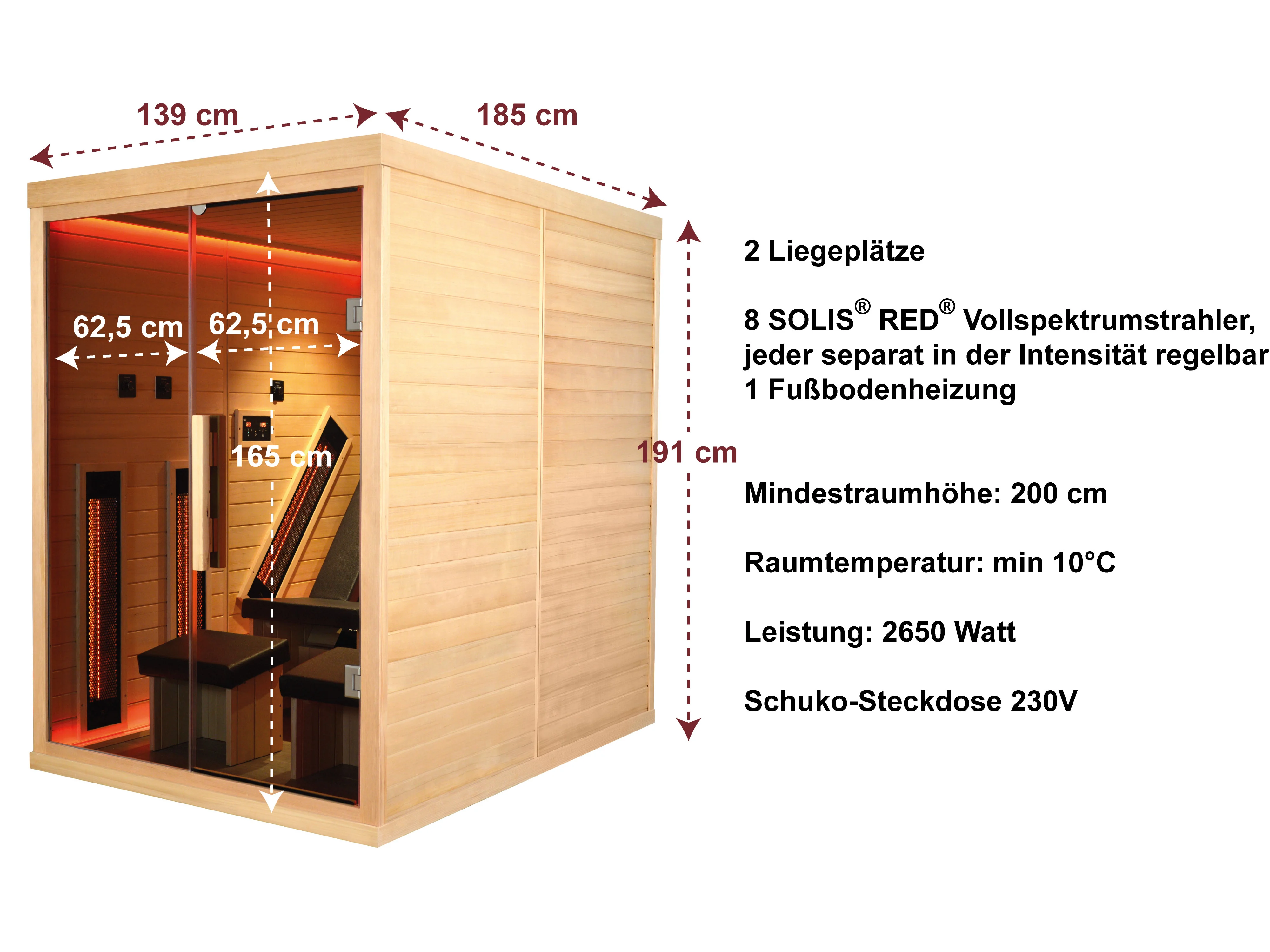 Abmessungen und technische Details