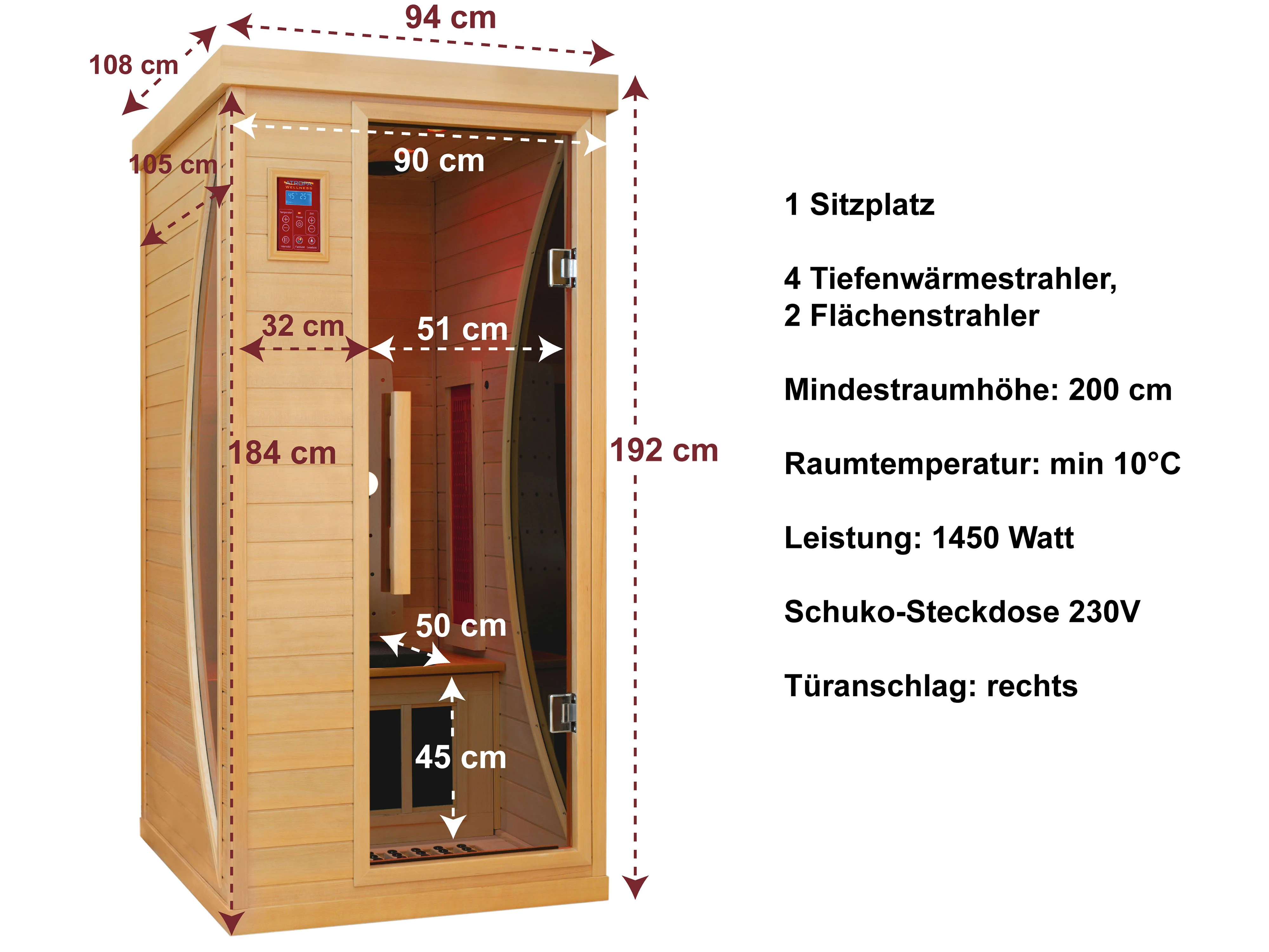 Abmessungen und technische Details