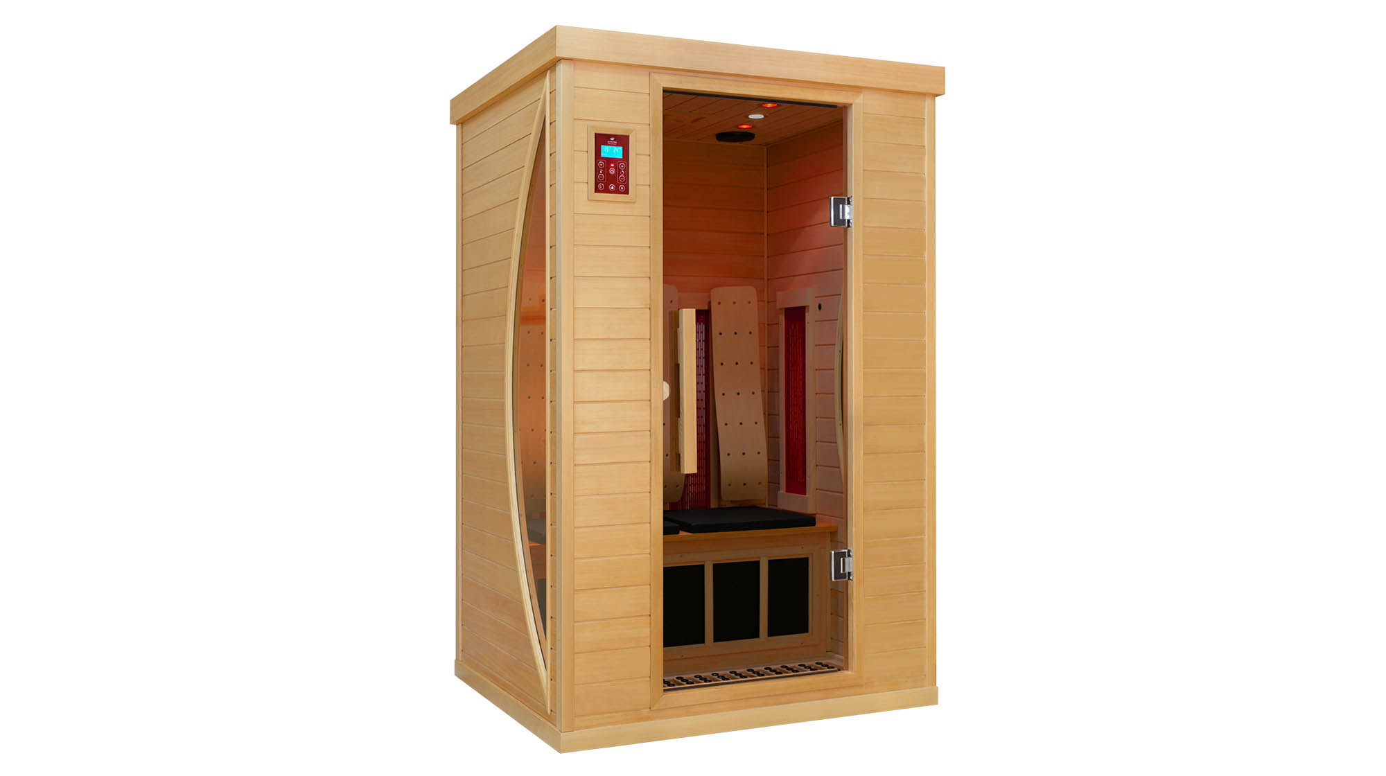 Sauna Infrarotkabine Kopfstütze Gerade Standard verschiedene Holzarten NEU 