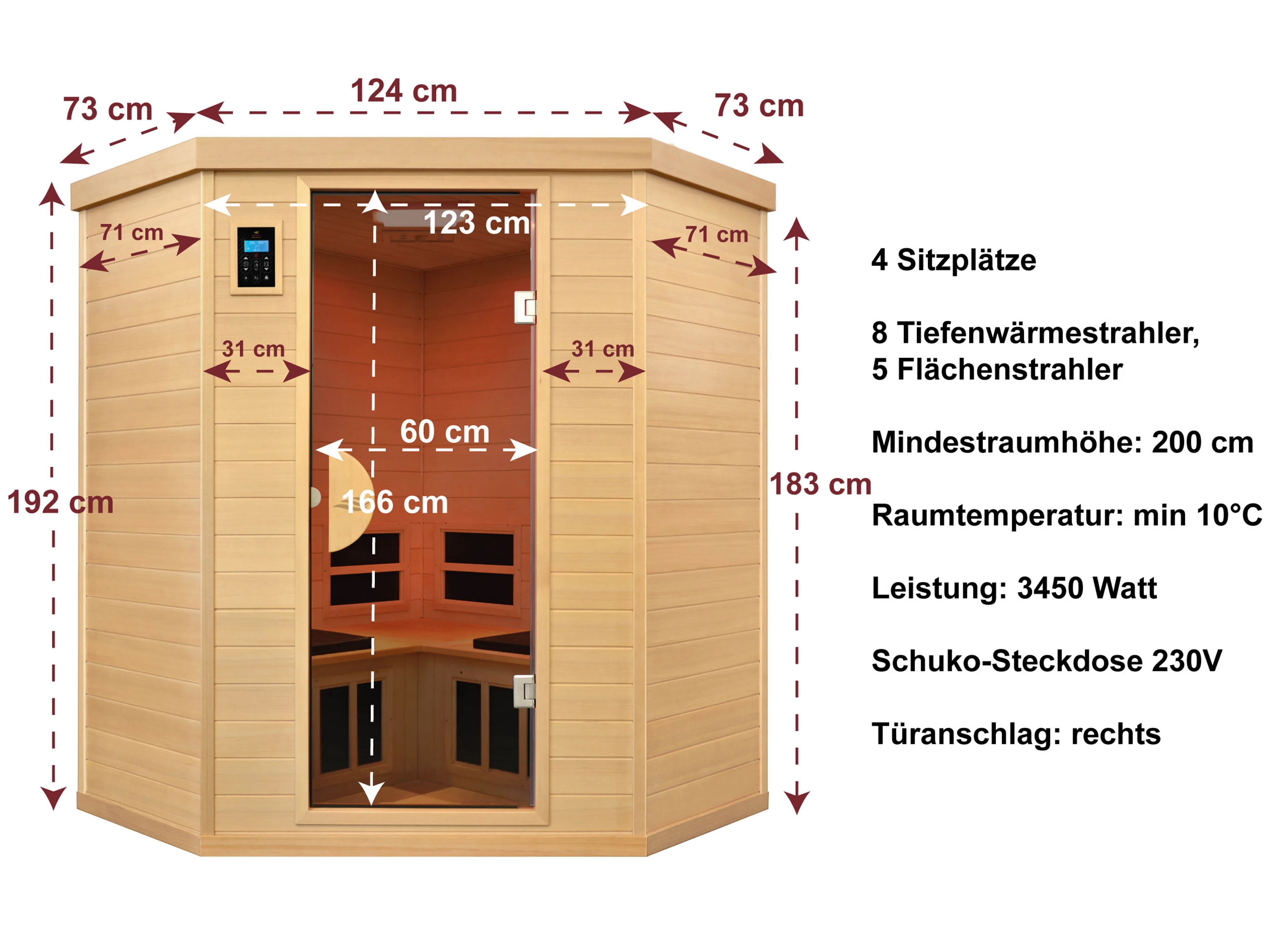 Abmessungen und technische Details