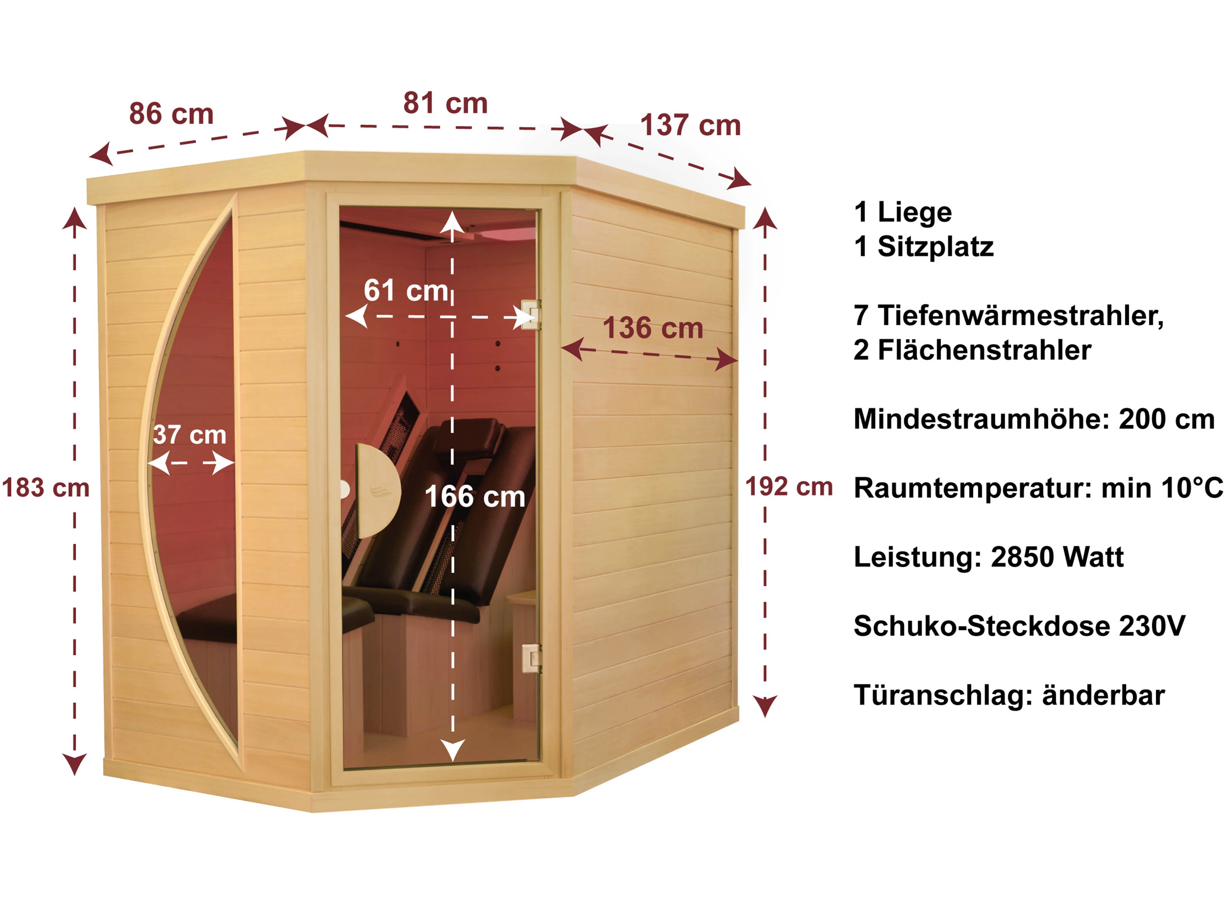 Abmessungen und technische Details