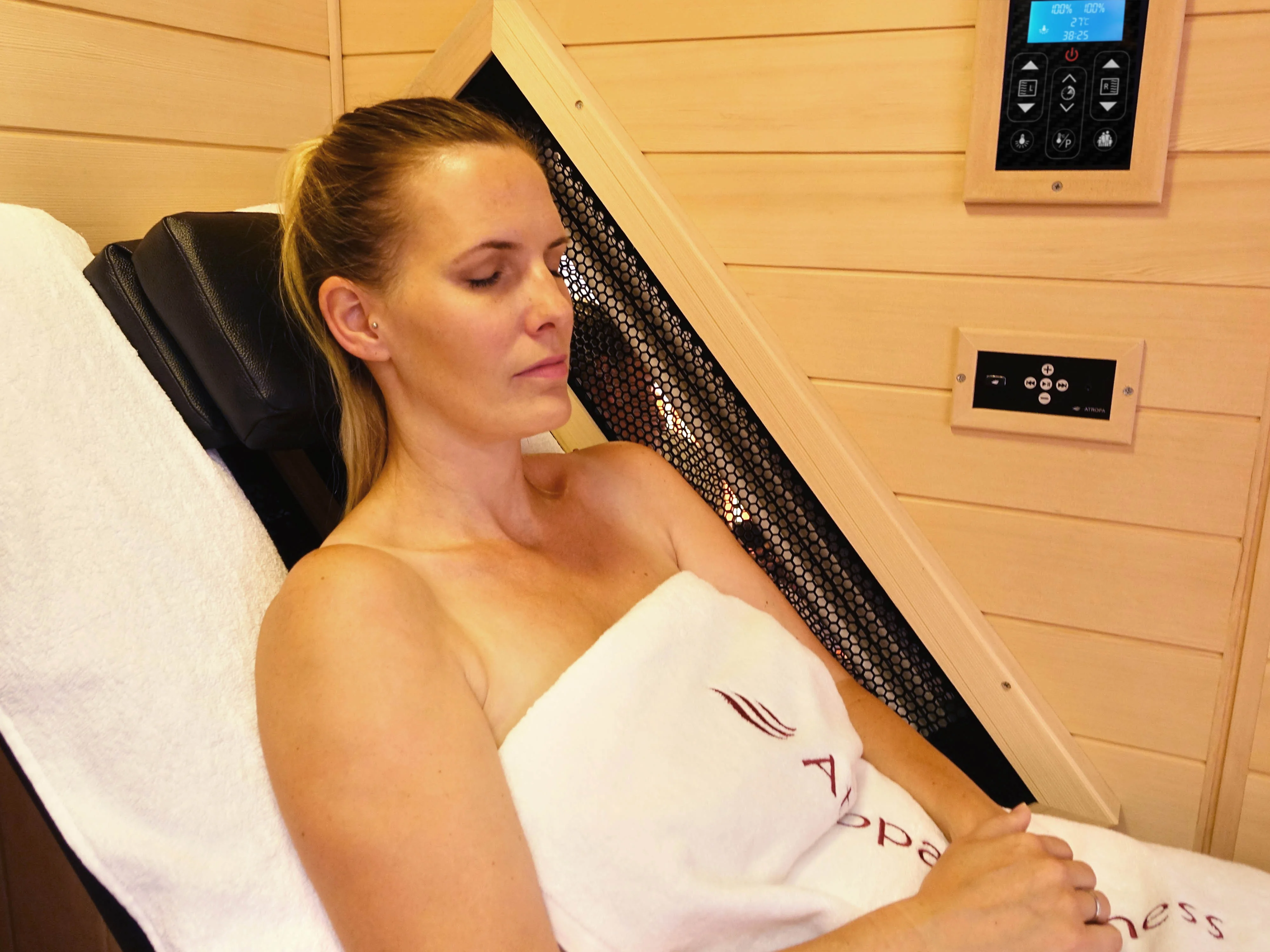 Infrarotkabine von Innen