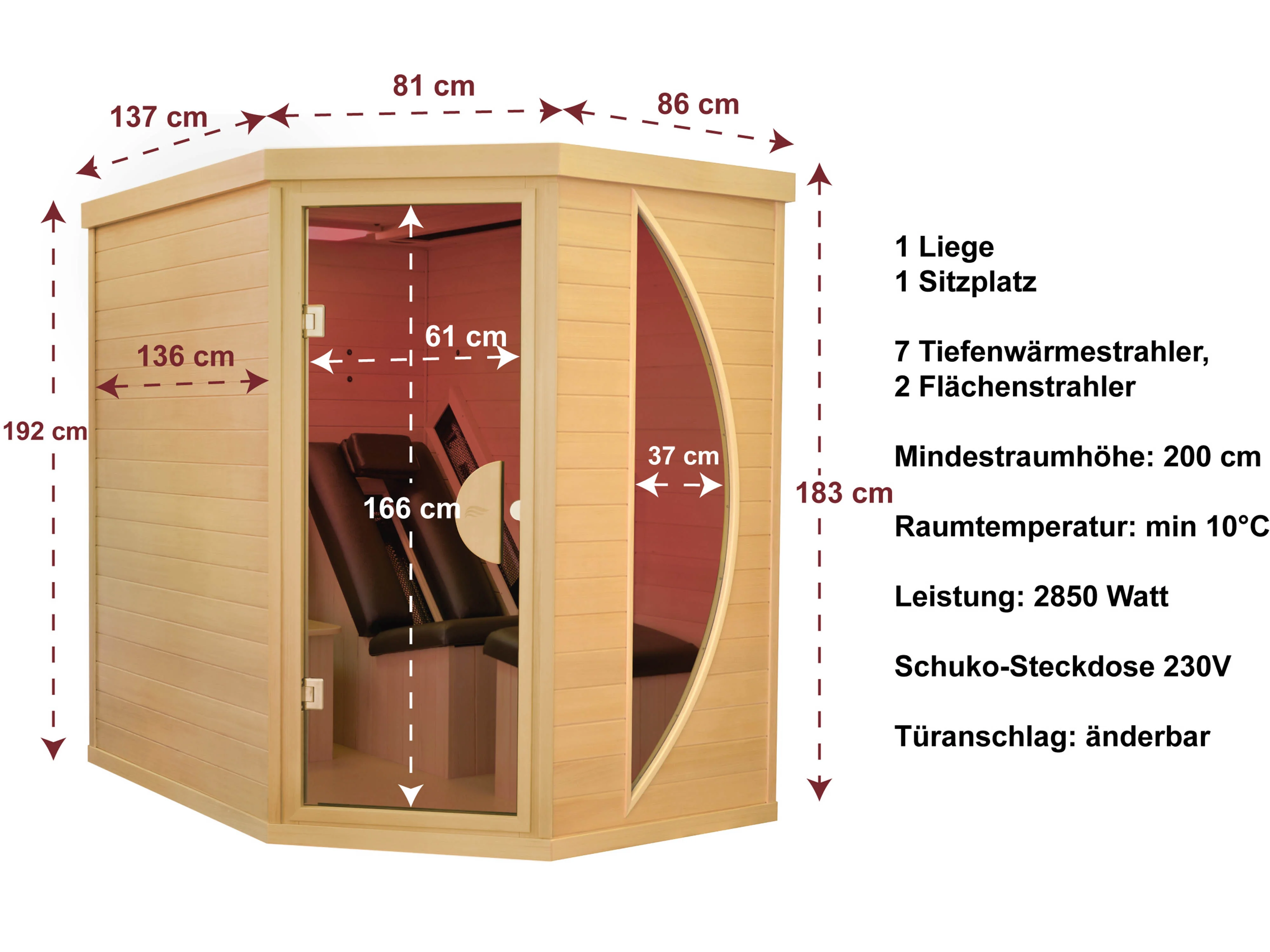 Abmessungen und technische Details