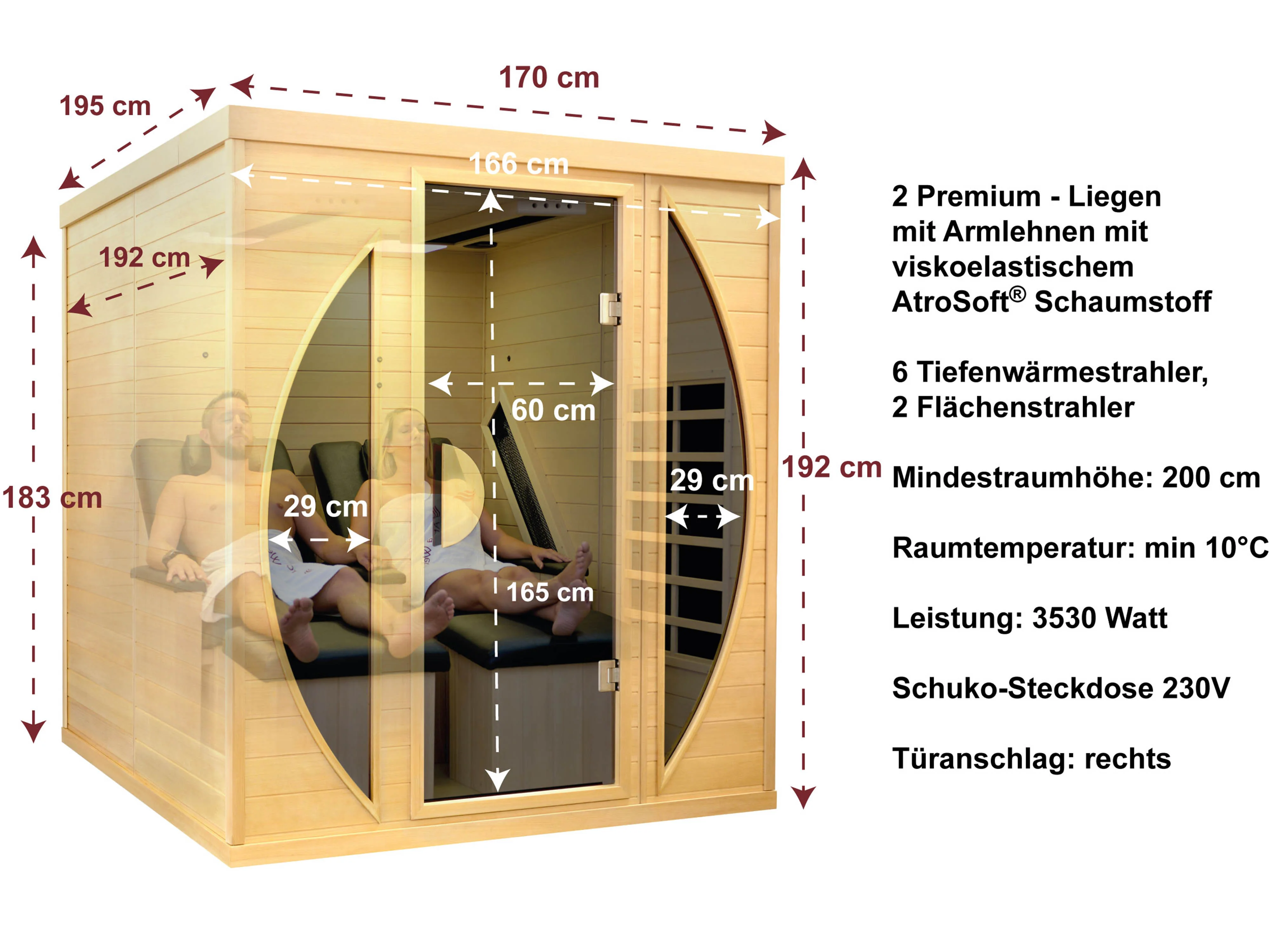 Abmessungen und technische Details