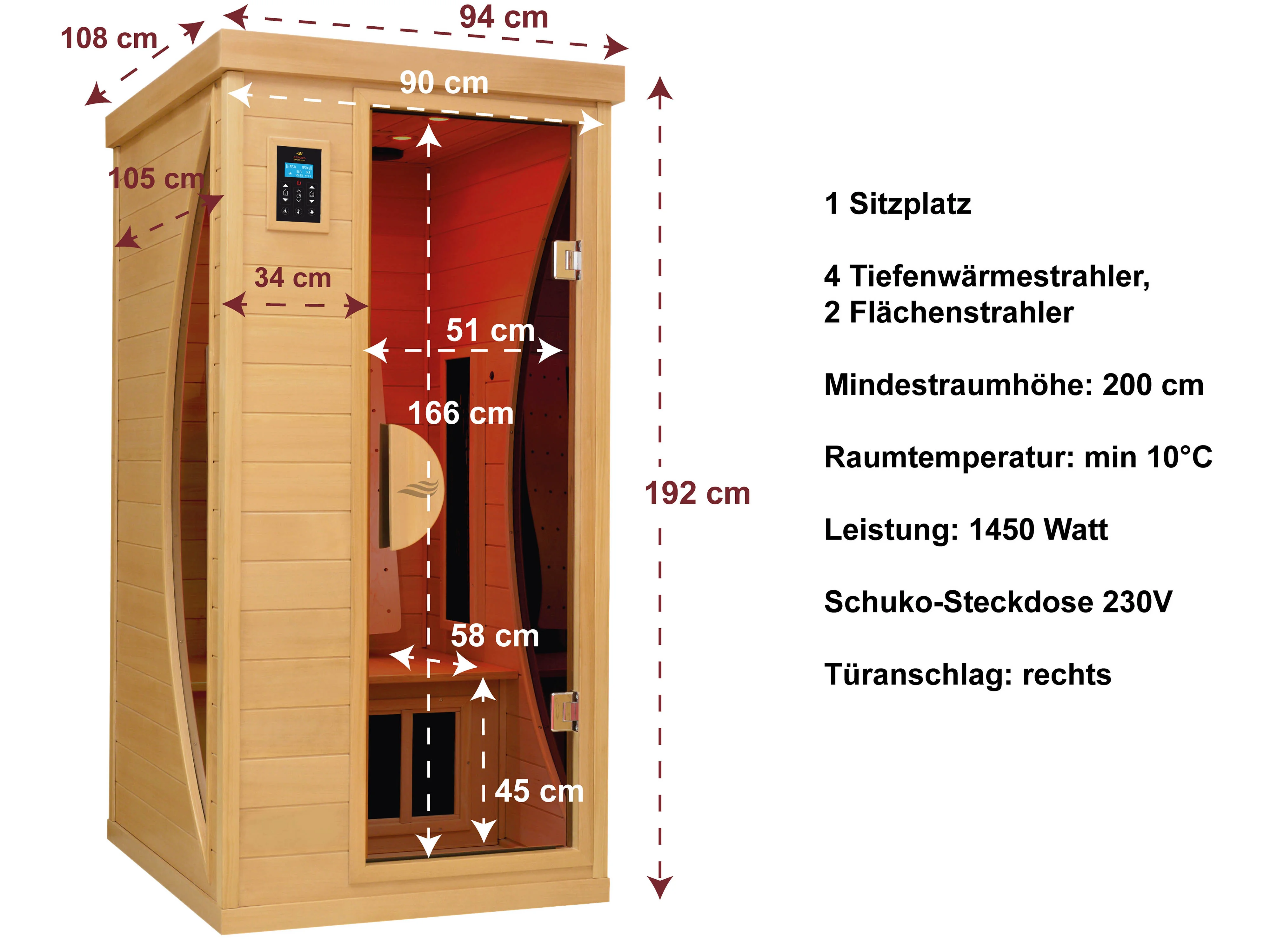 Abmessungen und technische Details