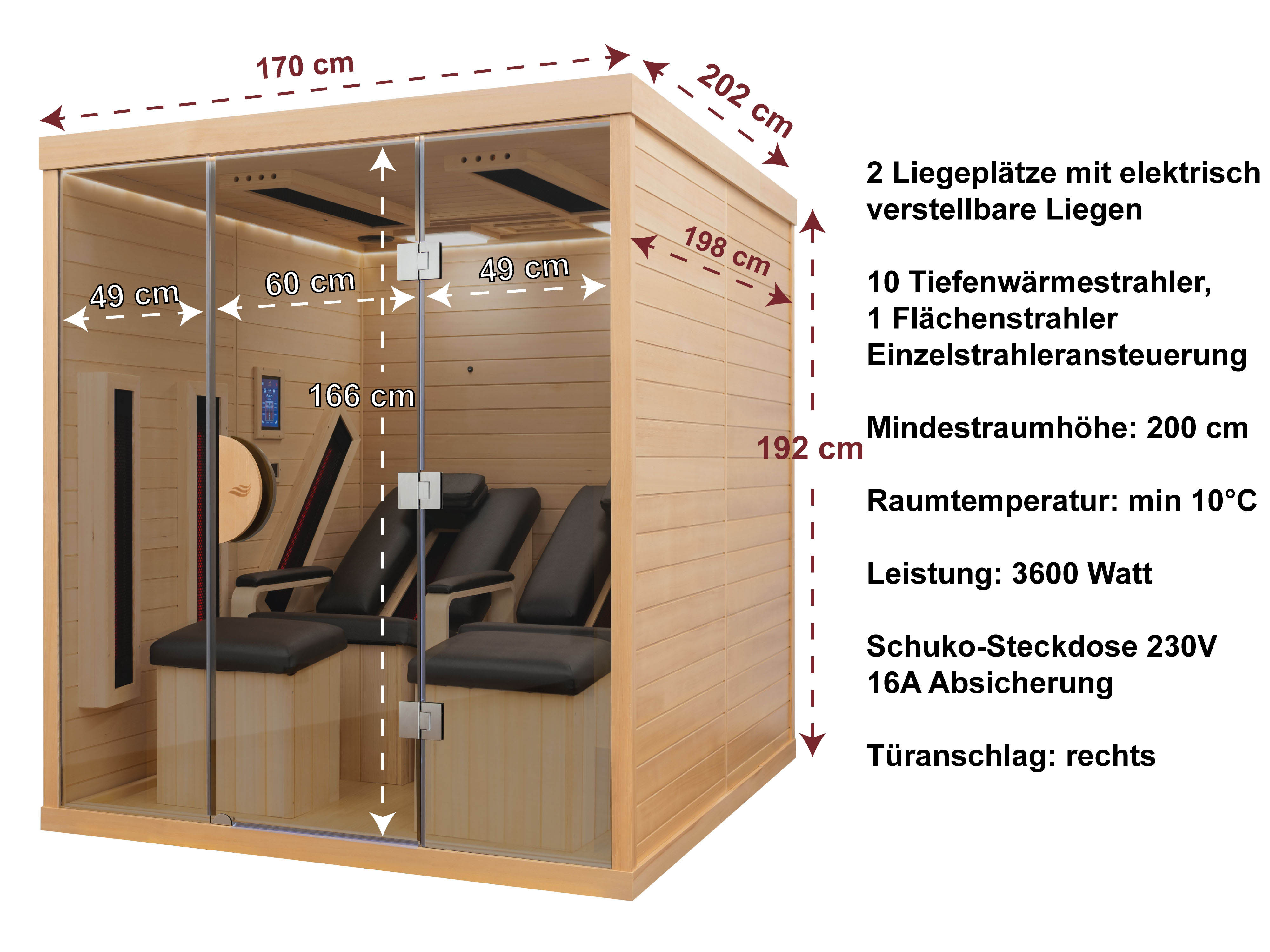 Abmessungen und technische Details