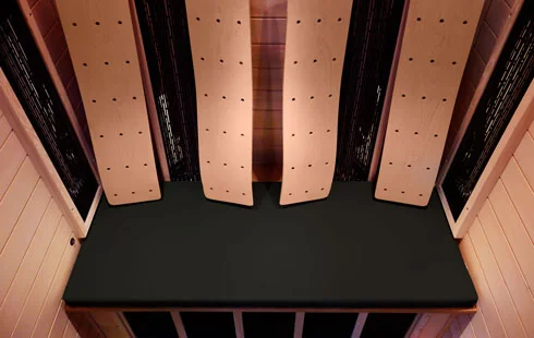 Infrarotkabine ATS-2 innen mit Polster